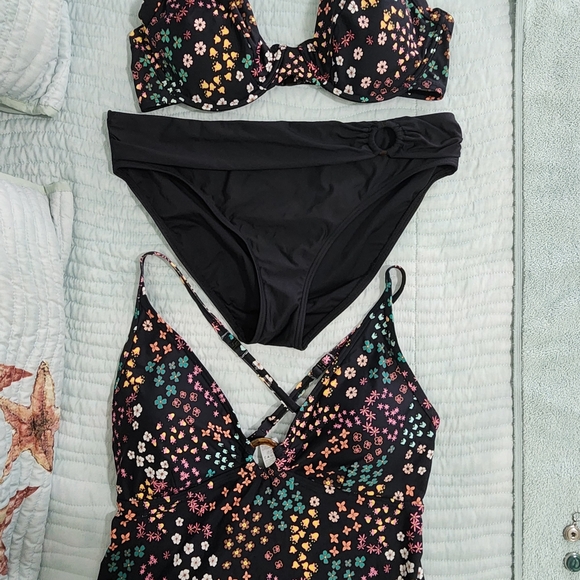 Lascana 3 Piece Swim Set - Picture 1 of 9